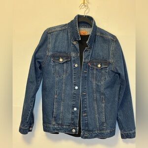 Levi’s  Dark Blue Trucker Style Jean Jacket Medium